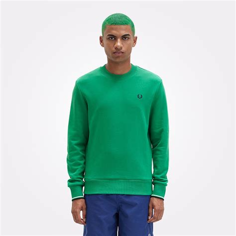 fred perry r34|Crew Neck Sweatshirt .